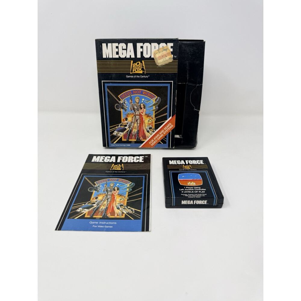Mega Force Atari 2600 20th Century Fox 1982 Complete CIB Tested